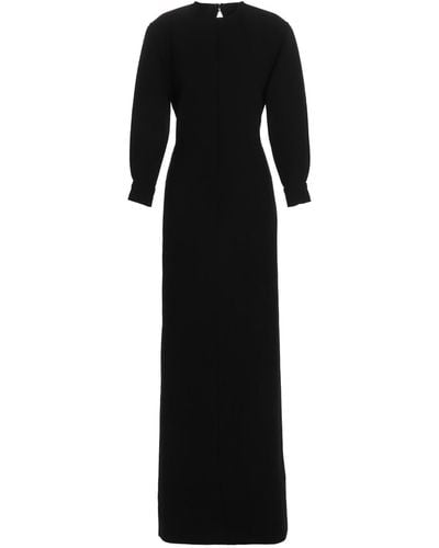 Saint Laurent Armure Lourd Dresses - Black