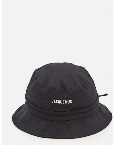 Jacquemus Le Bob Gadjo Cotton Bucket Hat - Blue