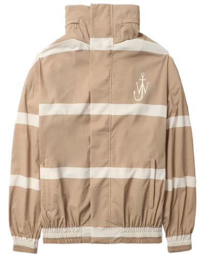 JW Anderson Beige And Cream White Jacket - Natural