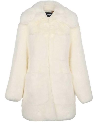 DSquared² Faux Fur Coat - White