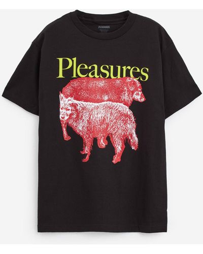 Pleasures Wet Dogs T-Shirt - Black