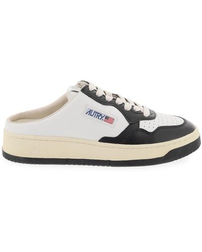 Autry Medalist Mule Low Sneakers - White