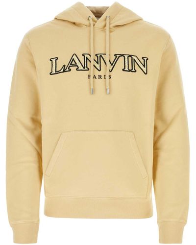 Lanvin Cotton Sweatshirt - Yellow