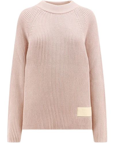 Ami Paris Crewneck Sweater - Pink