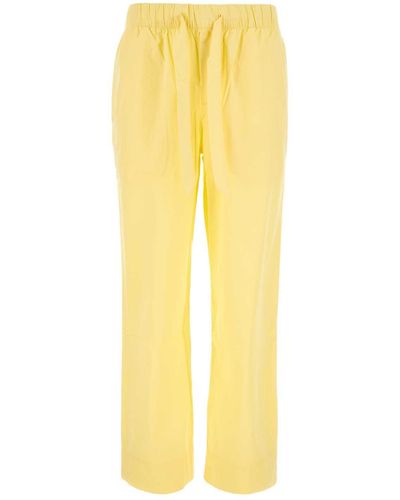 Tekla Cotton Pajama Pant - Yellow