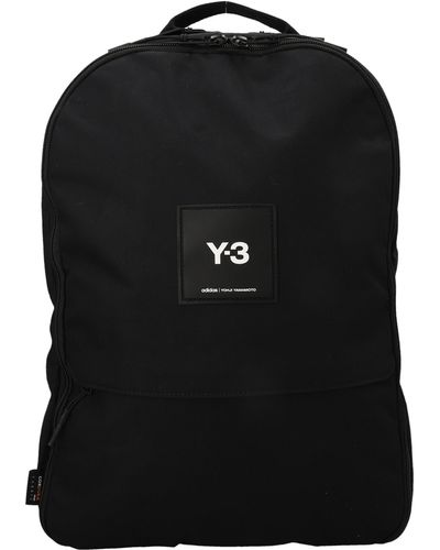 Y-3 Logo Backpack - Black