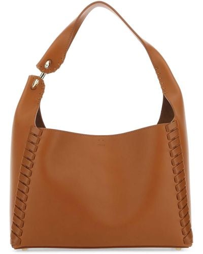Chloé Caramel Leather Mate Shoulder Bag - Brown