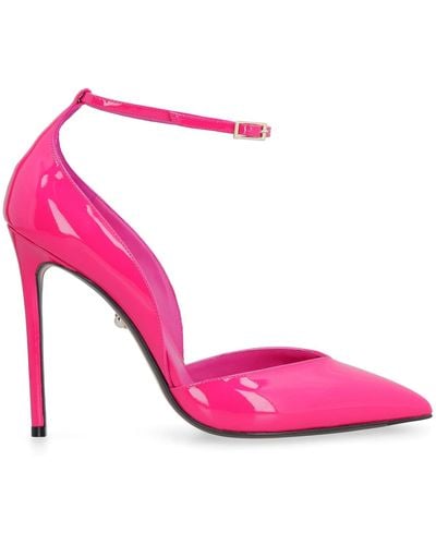 ALEVI Camilla Patent Leather Pointy-toe Court Shoes - Pink