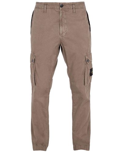 Stone Island Pantalone Cargo - Gray