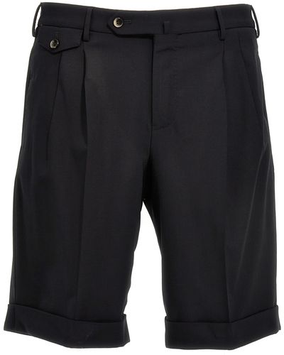 PT01 Wool Bermuda Shorts - Black
