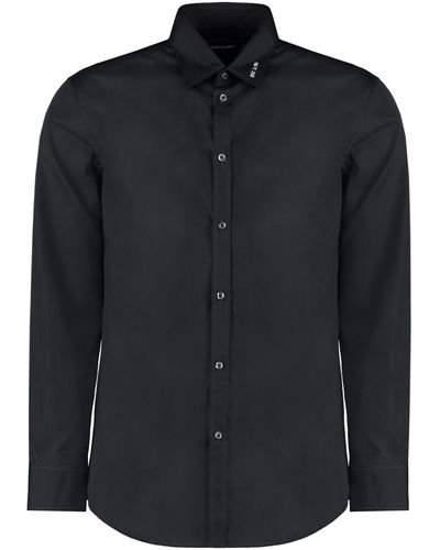 DSquared² Long Sleeve Cotton Shirt - Black