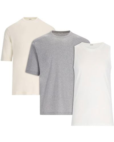 Jil Sander 3-pack T-shirt Set - White