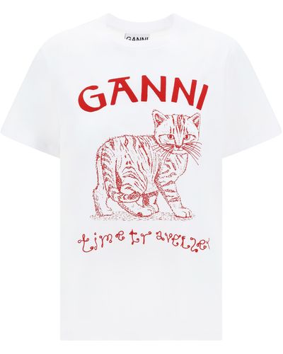 T-shirts Ganni - Logo t-shirt - T3434534