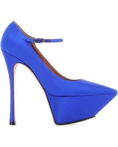 AMINA MUADDI Heeled Shoes - Blue