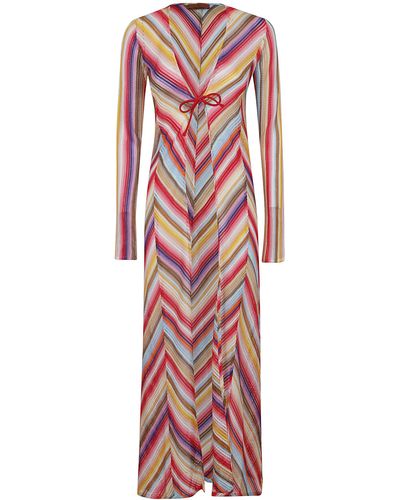 Missoni Long Cover Up - Red
