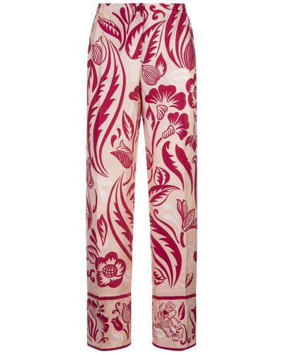 F.R.S For Restless Sleepers Paul Poiret Bordeaux Etere Trousers - Red