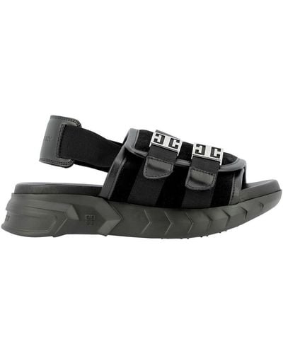 Givenchy 4g Marshmallow Sandals - Black