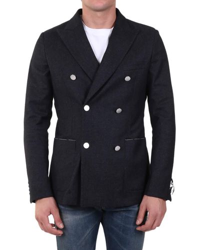 Tonello Double-Breasted Jacket - Gray