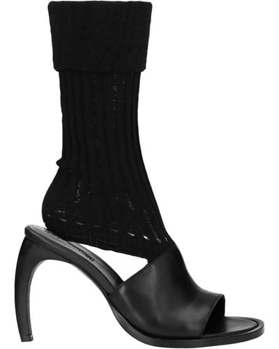 Ann Demeulemeester Curved-heel Shoes - Black