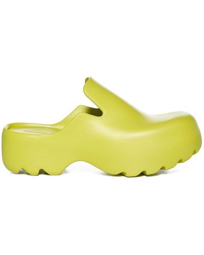 Bottega Veneta Chunky Sole Slip-on Sandals - Yellow
