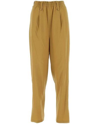 Quira Wool Pant - Yellow