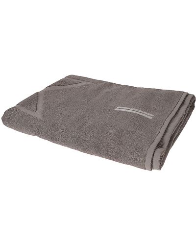 Rick Owens Logo Detail Beach Towel - Gray