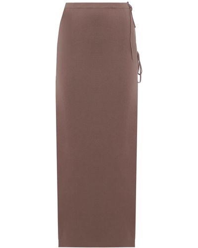 Magda Butrym Knitwear Skirt - Brown