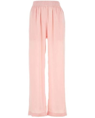 Burberry Pastel Pink Satin Pajama Pant