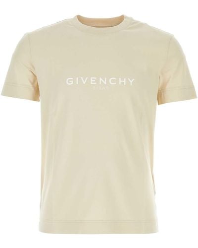 Givenchy Sand Cotton T-Shirt - White
