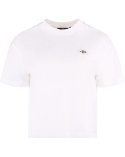 Dickies Oakport Cotton Crew-Neck T-Shirt - White