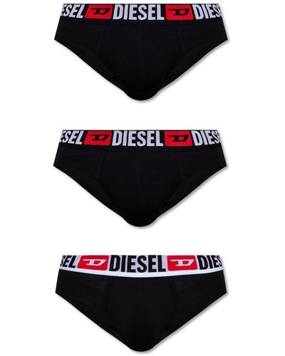 DIESEL Umbr-Andrethreepack Briefs 3-Pack - Black