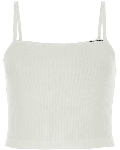 T By Alexander Wang Canvas "Cami" - White