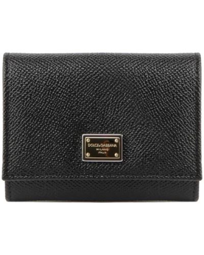 Dolce & Gabbana Continental Wallet In Calf Leather - White