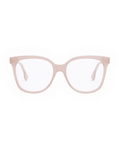 Fendi Rectangular Frame Glasses - Multicolour