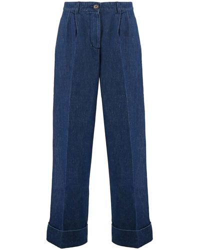 Gucci Wide-leg Denim Jeans - Blue