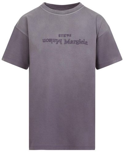 Maison Margiela T-shirt Tshirt - Purple