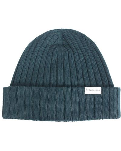 Woolrich Wool Beanie - Blue