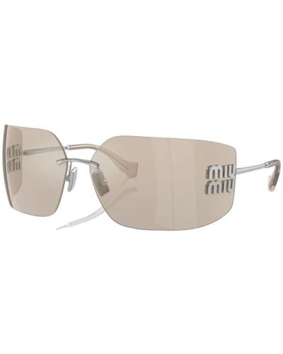 Miu Miu Smu 54Ys Sunglasses - White