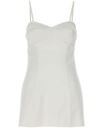 Ermanno Scervino Silk Dress Dresses - White