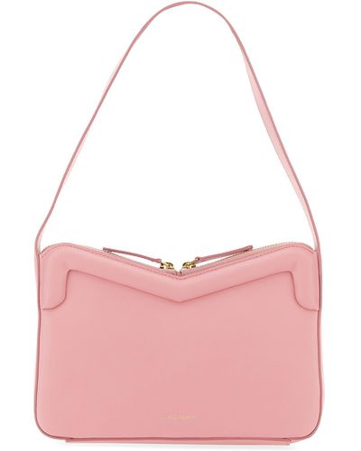 Mansur Gavriel M-frame Leather Bag - Pink