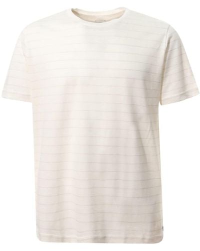 Eleventy T-Shirt Rigata - White
