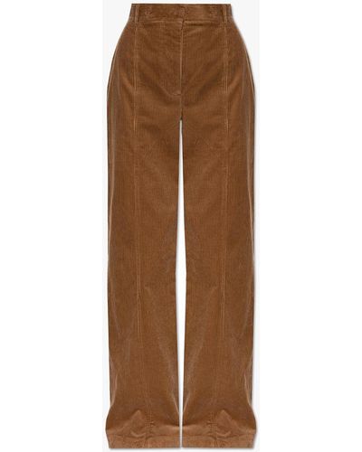 Burberry Blakely Corduroy Trousers - Brown