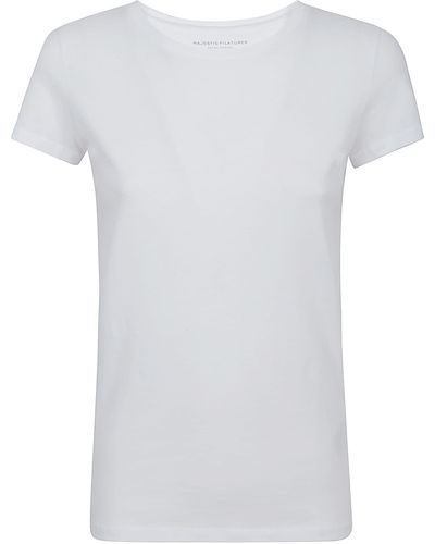 Majestic Filatures Majestic T-Shirts And Polos - White