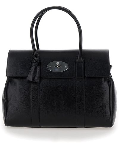 Mulberry Bayswater Handbag With Postmans Lock - Black