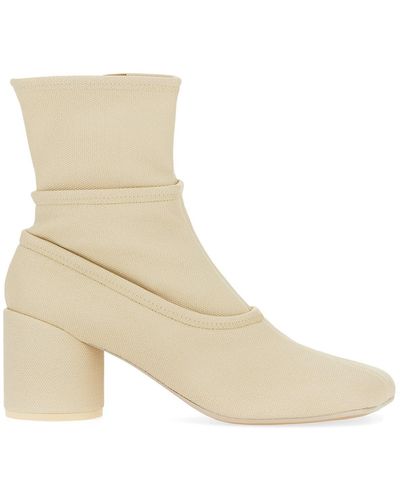 MM6 by Maison Martin Margiela Anatomic 70mm Ankle Boots - Natural