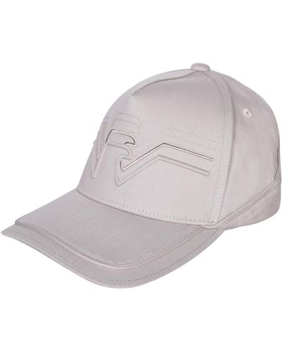 Emporio Armani Lettering Logo Baseball Hat - Gray