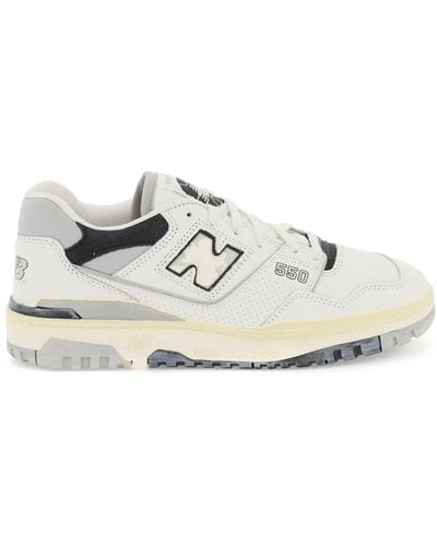 New Balance Vintage-Effect 550 Sneakers - White