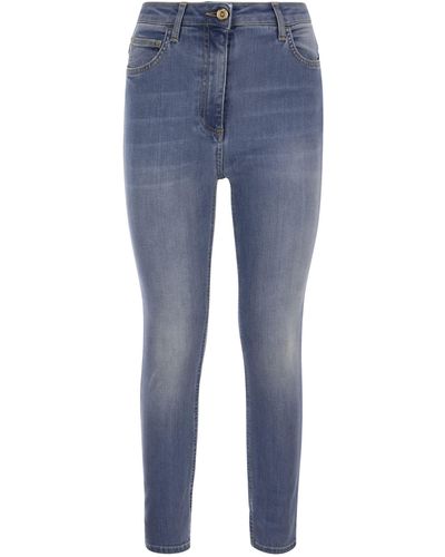 Elisabetta Franchi Five-Pocket Jeans - Blue