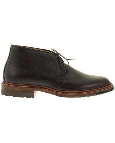 Alden Chukka - Leather Ankle Boot - Brown