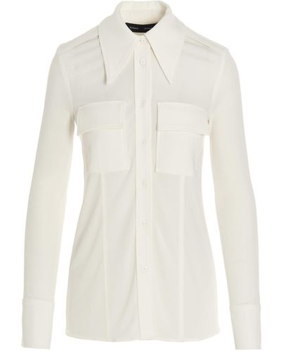 Proenza Schouler Matte Jersey Shirt - White